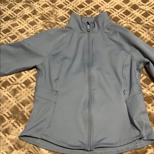 Light Blue Full-Zip Jacket